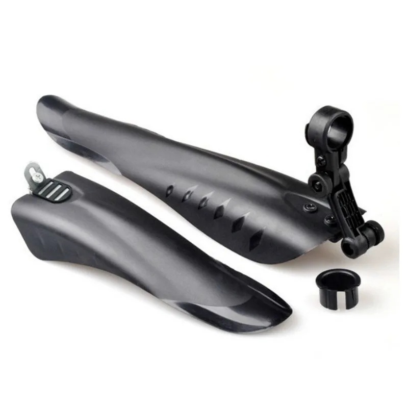 Bike Fender Set - 2個セット自転車用フェンダー、MTB後輪用ソフトPPプラスチック製マッドガード、厚手のスプラッシュガード