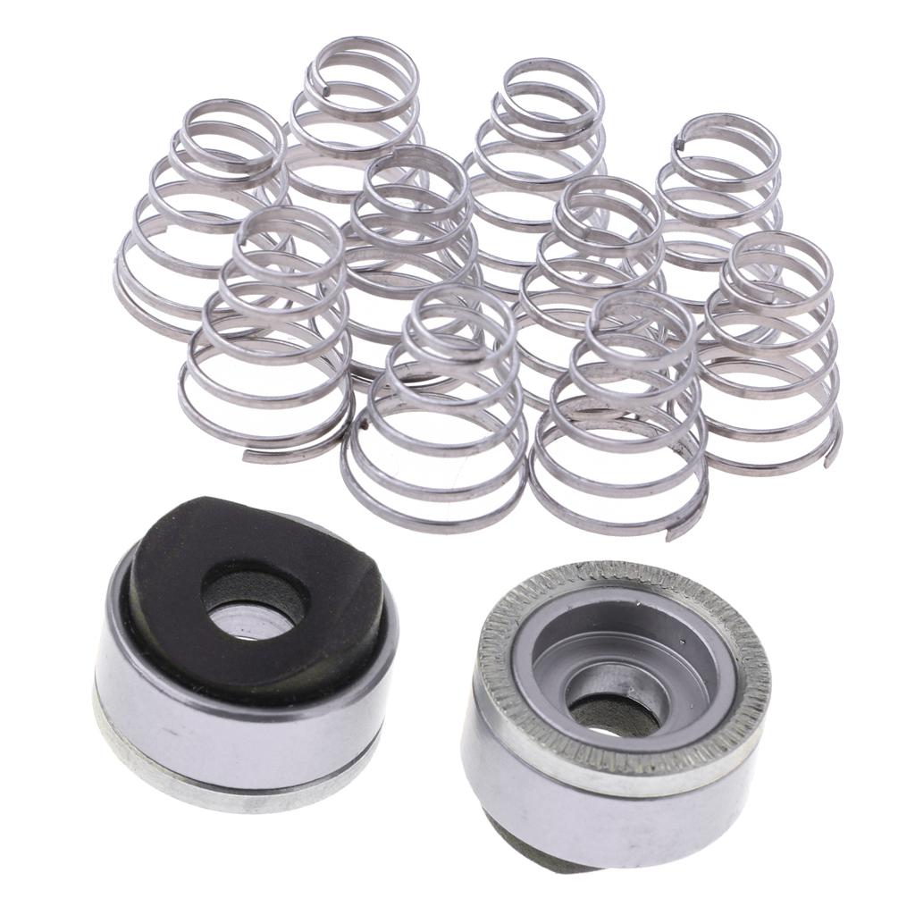 Quick Release Skewer - 自転車クイックリリーススプリング シルバー 10個セット キット 自転車ホイールクイックリリースアクスルスキュアーハブハードウェア ユニバーサルフィット