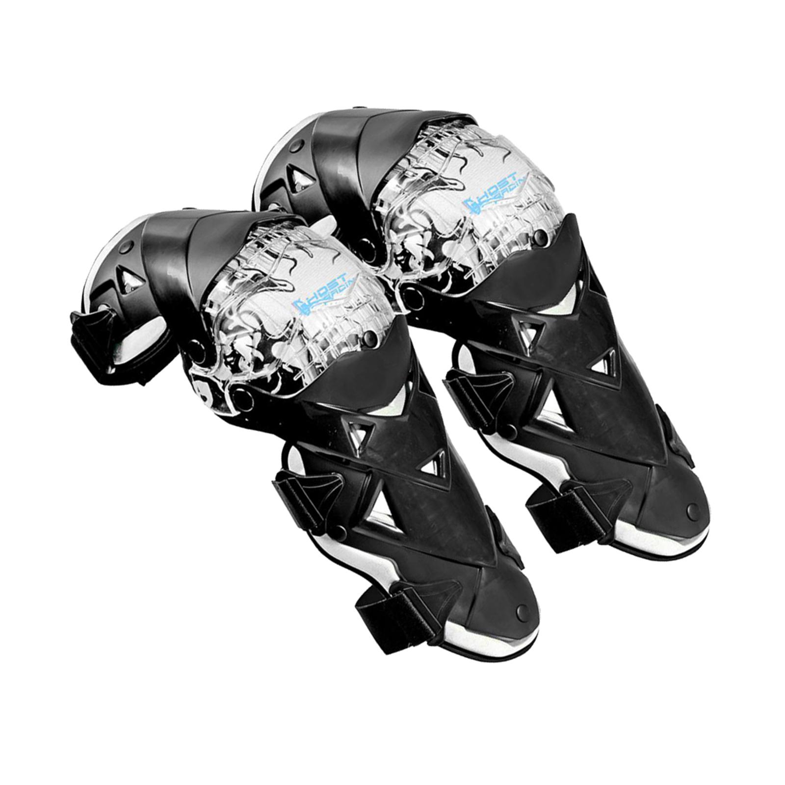 Cycling Gear Padding - エンデューロバイク用膝パッド、調整可能な保護ギア、モトクロスサイクリングスポーツ用シャインガード