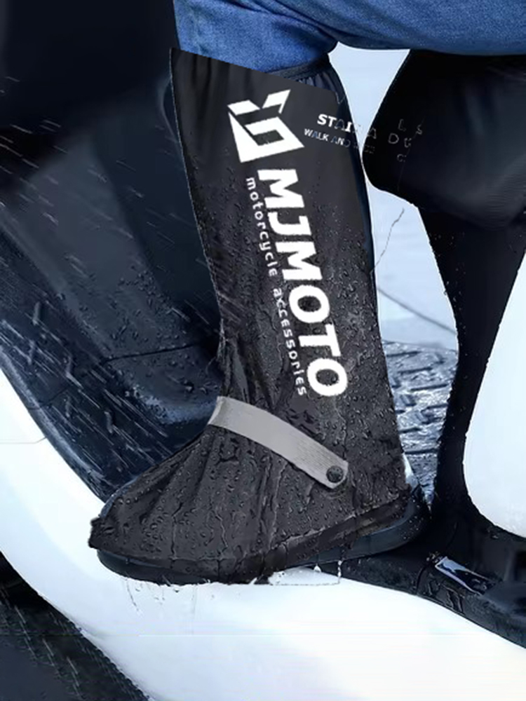 Cycling Gear In Rain - オートバイ防水反射レインブーツライディングシューズカバーアクセサリーサイクリングオーバーシューズ屋外雨雪滑り止めアイテムギア