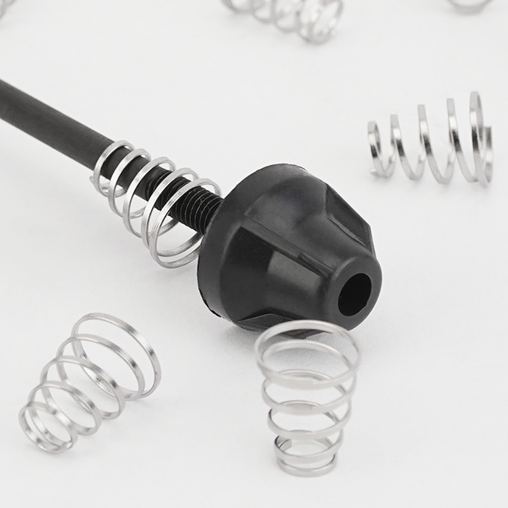 Quick Release Skewer - 4 個自転車クイックリリース串スプリング MTB ロードマウンテンバイクフロントリアホイール串スプリング車軸固定ロッドスプリング