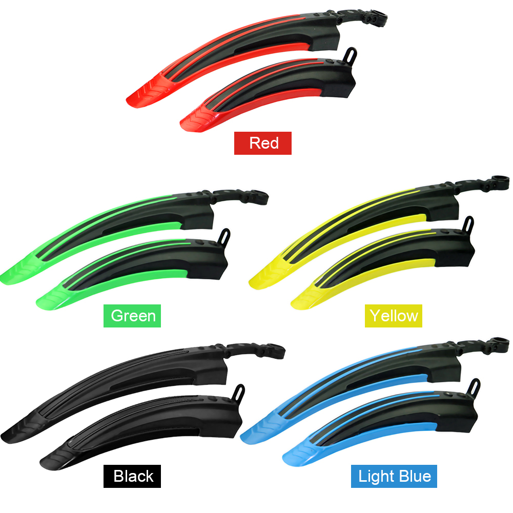 Bike Fender Set - マウンテンバイクのフロントとリアのマッドガードウィングセット,サイクリング用品,マウンテンバイク,自転車,2個