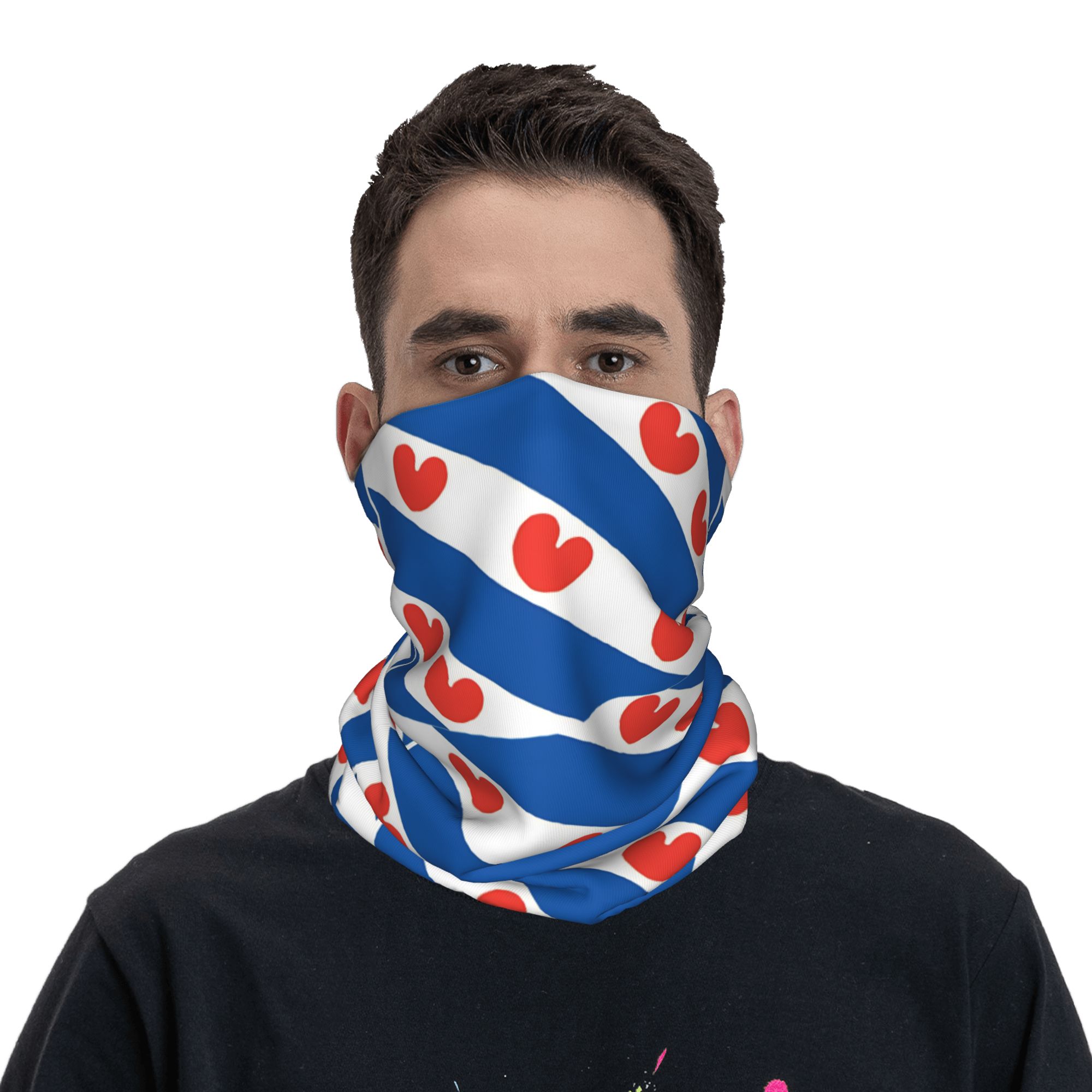 フリースランド旗バンダナ ヴィンテージ自転車マスク ランニン - Cycling Face Mask のレビューと価格