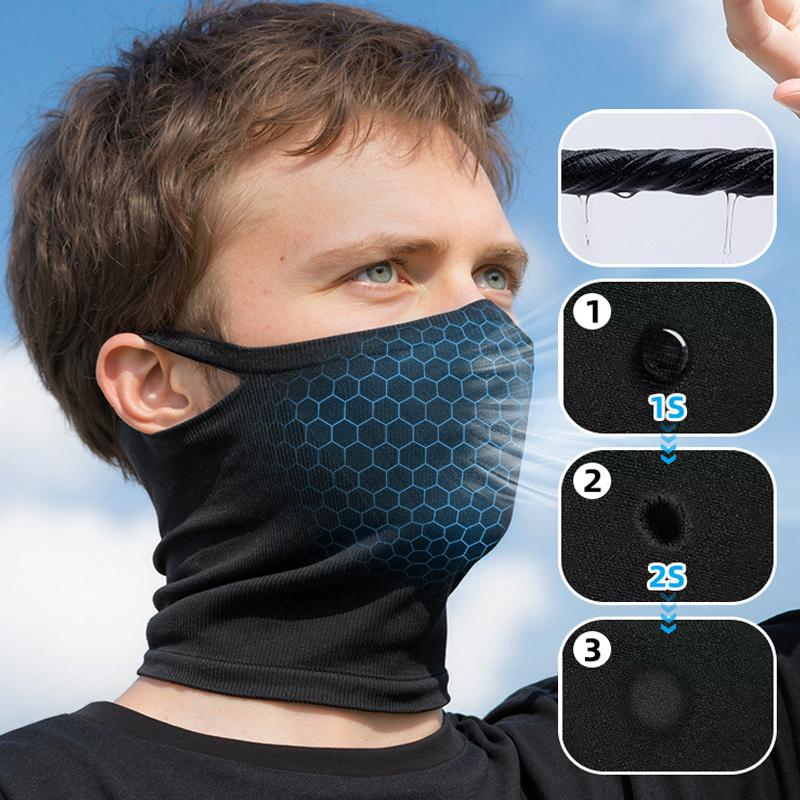 秋/冬スポーツバンダナサイクリングバイク耳掛け式フェイスカバ - Cycling Face Mask のレビューと価格