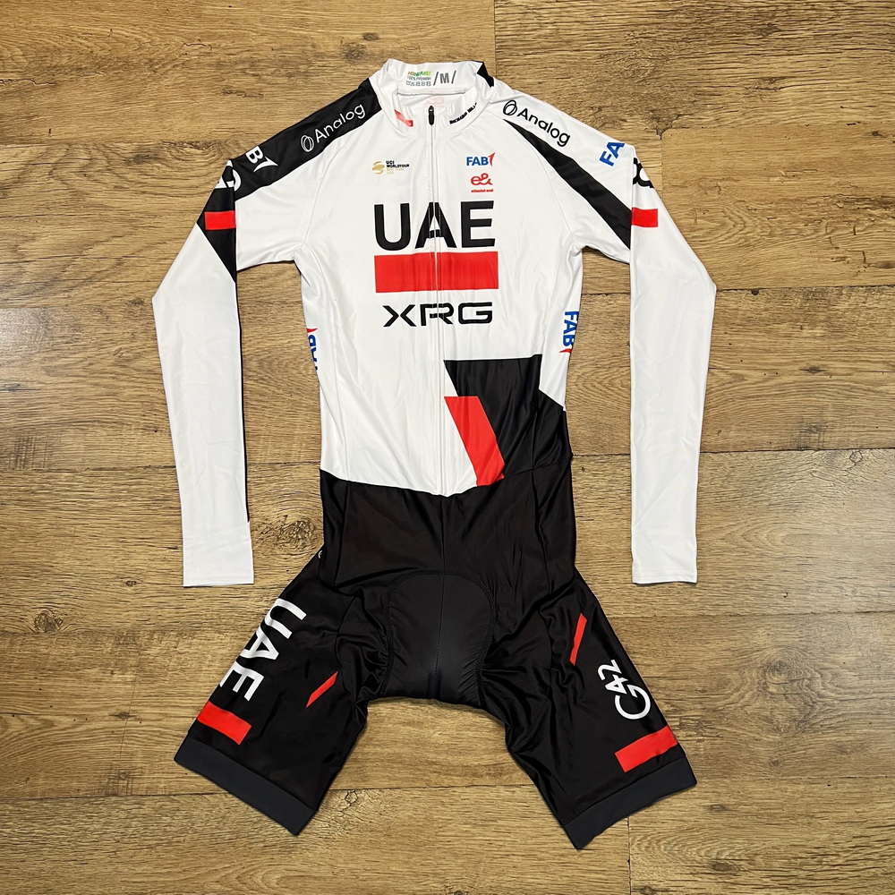 レーザーカット スキンスーツ 2025 2026 UAE X - Cycling Gear Material のレビューと価格