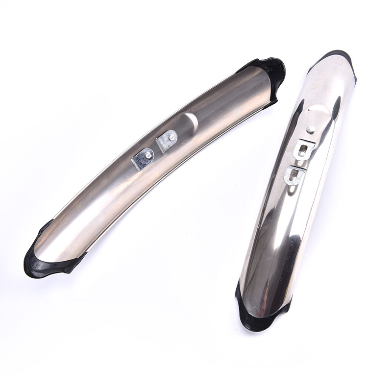 ステンレス製ロードバイクマッドガード、レトロなフロントとリア - Bike Fender Set のレビューと価格
