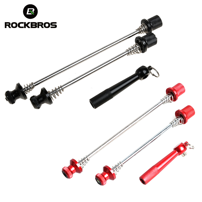 Rockbros-クイックリリース自転車ホイールハブ,フロン - Quick Release Skewer のレビューと価格