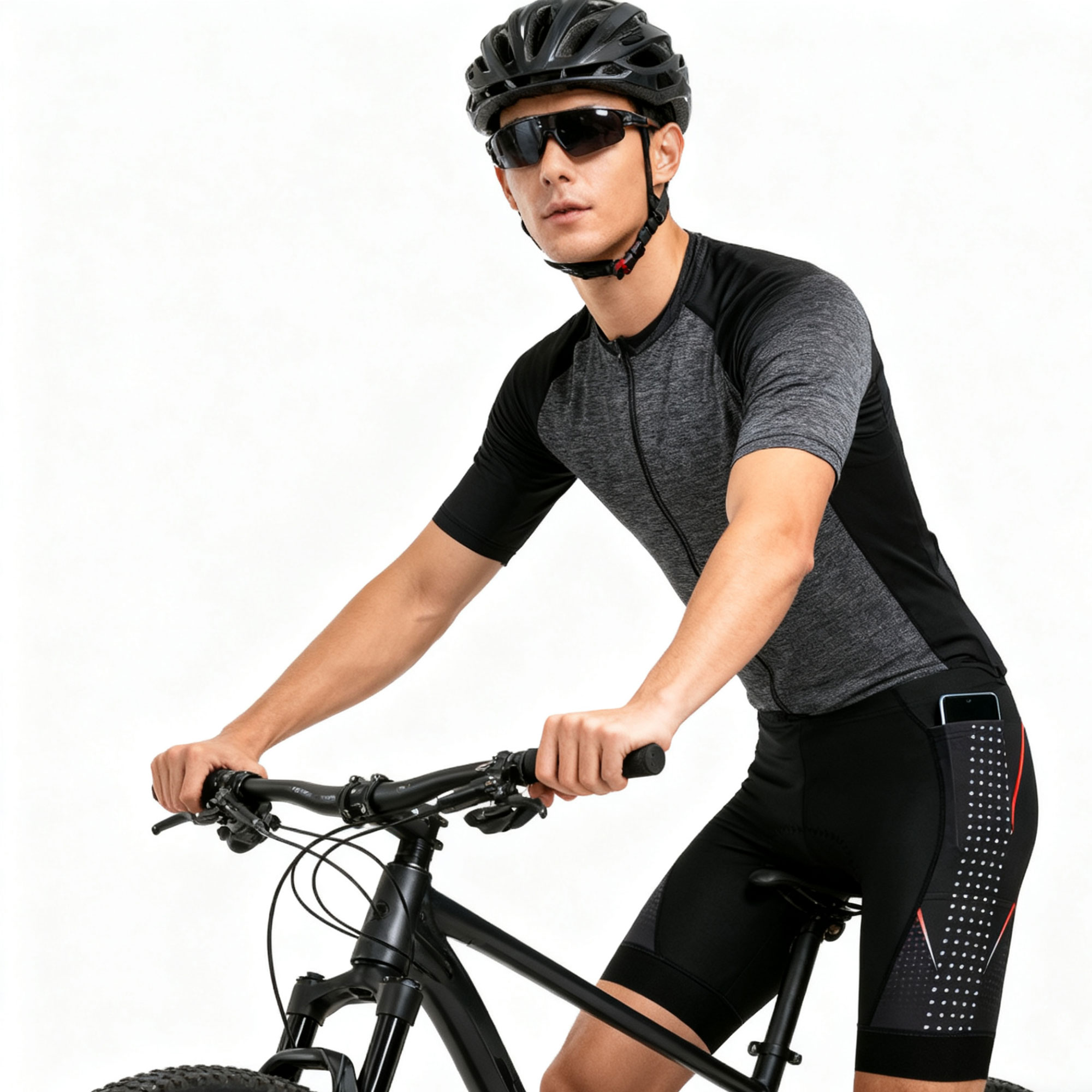 プレミアムロードバイクショーツ 5Dジェルパッド付き メンズ - Cycling Gear Padding のレビューと価格