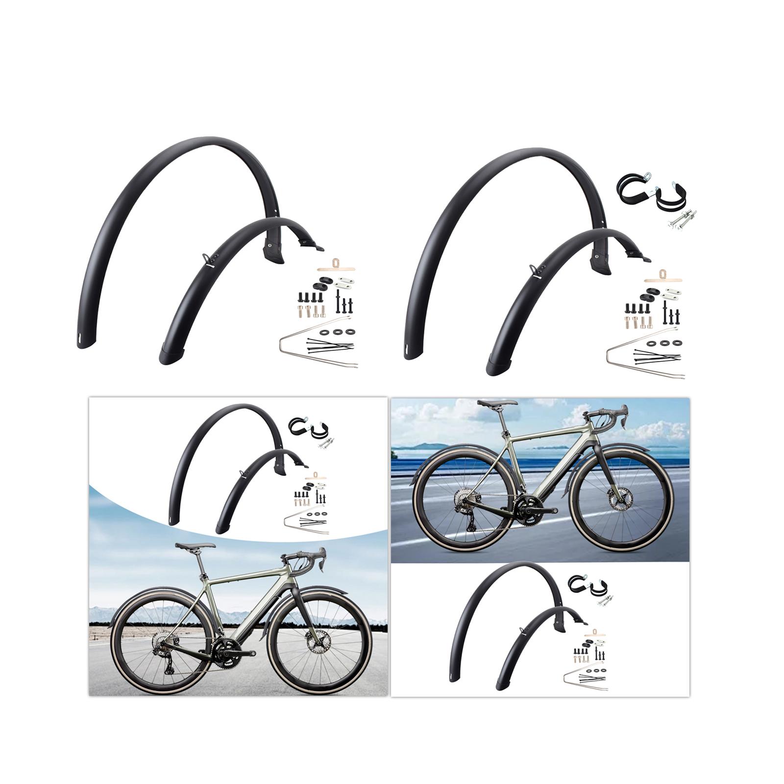 2x ロードバイクフェンダーサイクリングアクセサリー交換用マ - Bike Fender Set のレビューと価格