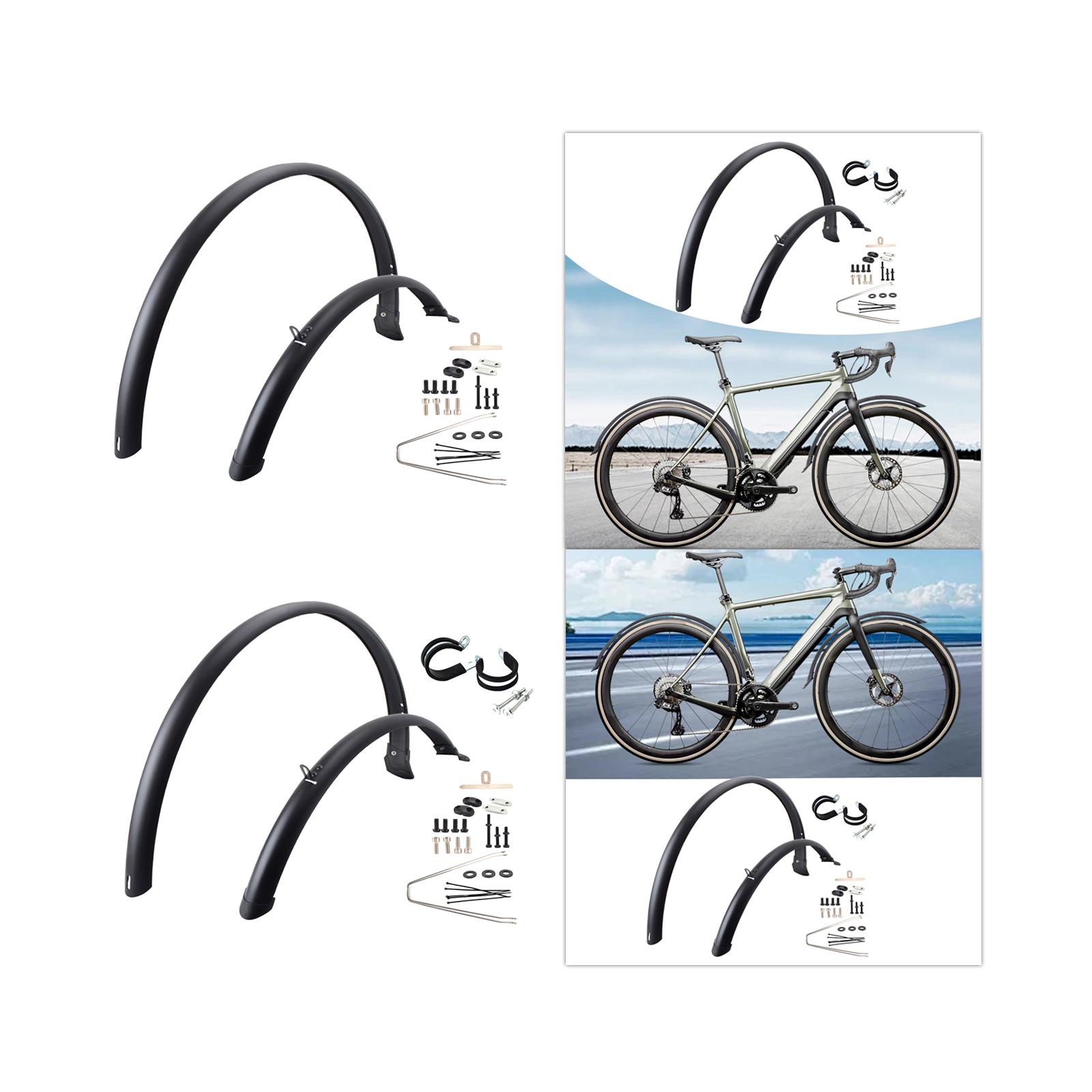 2x ロードバイクフェンダーサイクリングアクセサリー交換用マ - Bike Fender Set のレビューと価格