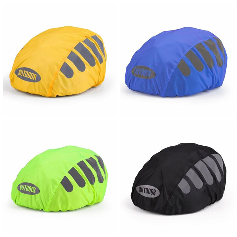 1 個自転車ヘルメットレインカバー反射ストリップ防水防風自転 - Cycling Gear In Rain のレビューと価格