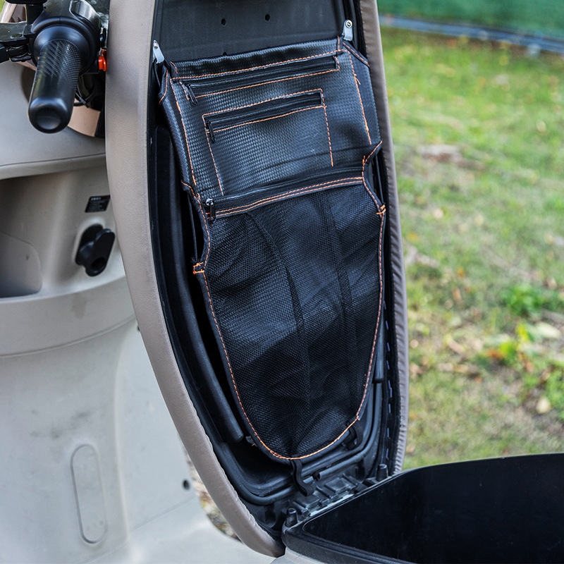 人気のサイクリングバッグオートバイシート収納ブラック防汚耐性 - Cycling Gear Material のレビューと価格