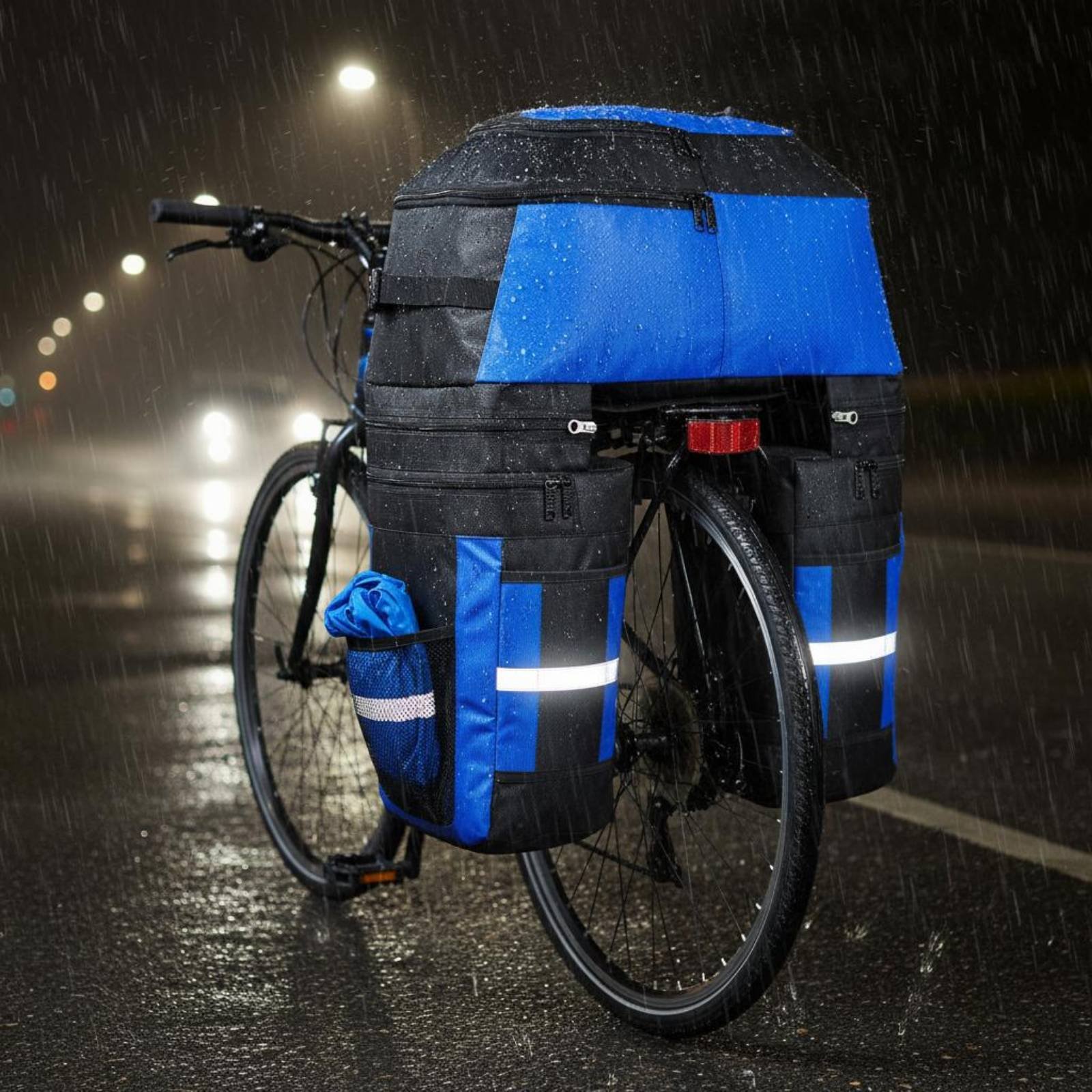 リアラックパニアバッグ レインカバー バイクパニアバッグ リ - Cycling Gear In Rain のレビューと価格
